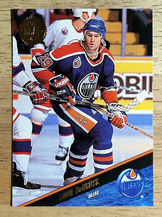 1993-94 Leaf #225 Louie DeBrusk