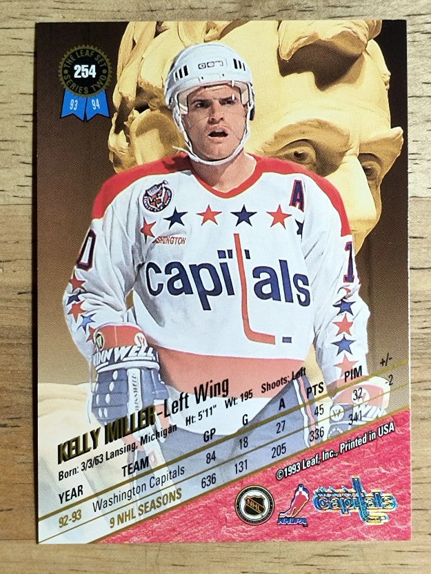 1993-94 Leaf #254 Kelly Miller