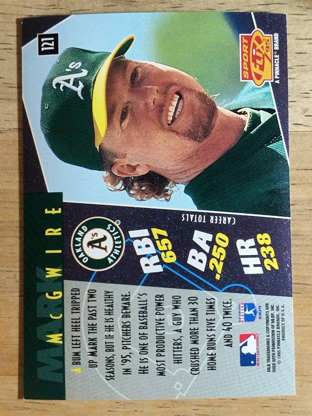 1995 Sportflix #121 Mark McGwire