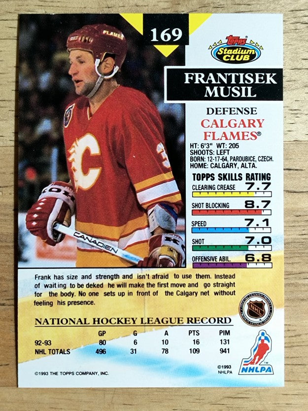 1993-94 Stadium Club #169 Frank Musil