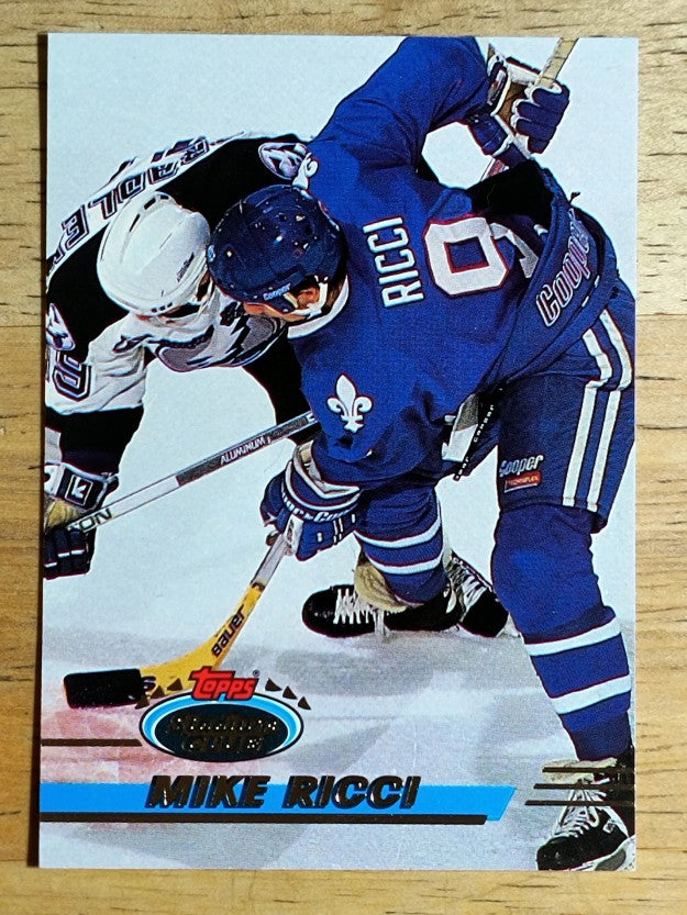 1993-94 Stadium Club #176 Mike Ricci