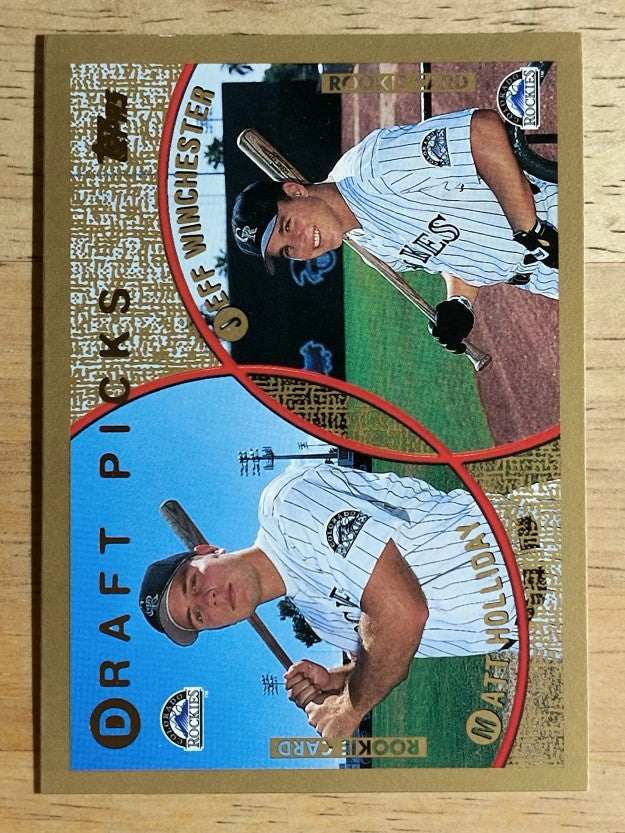 1999 Topps #442 Matt Holliday/Jeff Winchester RC