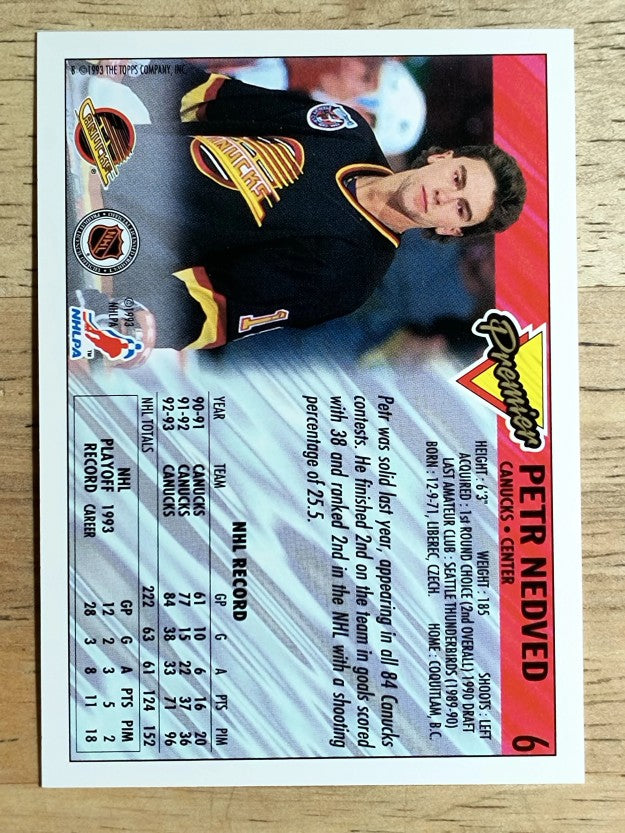 1993-94 Topps Premier #6 Petr Nedved