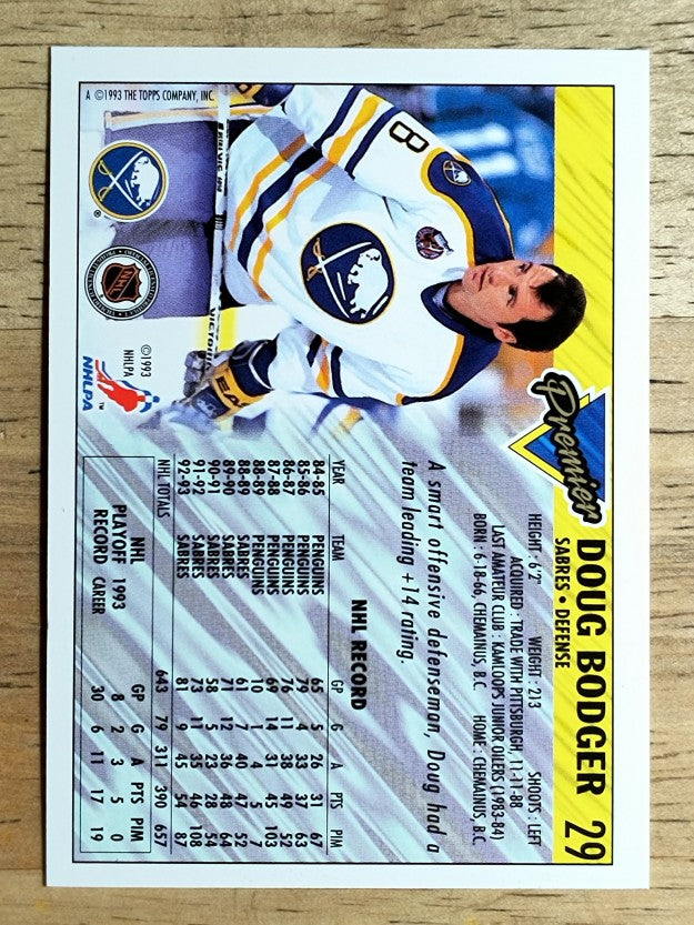 1993-94 Topps Premier #29 Doug Bodger