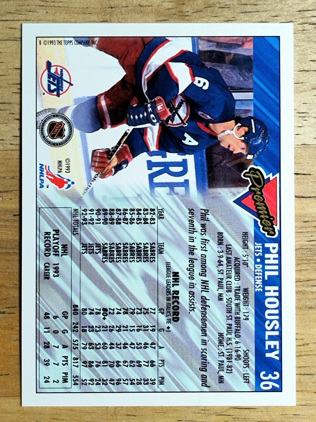 1993-94 Topps Premier #36 Phil Housley