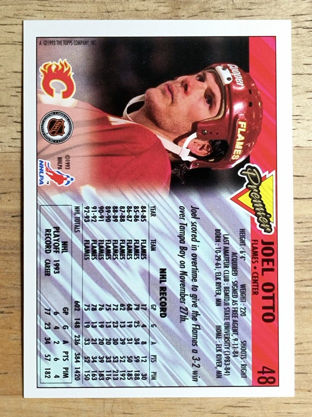 1993-94 Topps Premier #48 Joel Otto