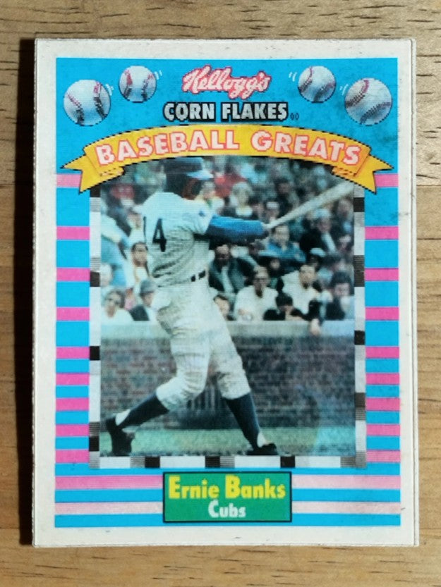 1991 Kellogg's 3D #4 Ernie Banks