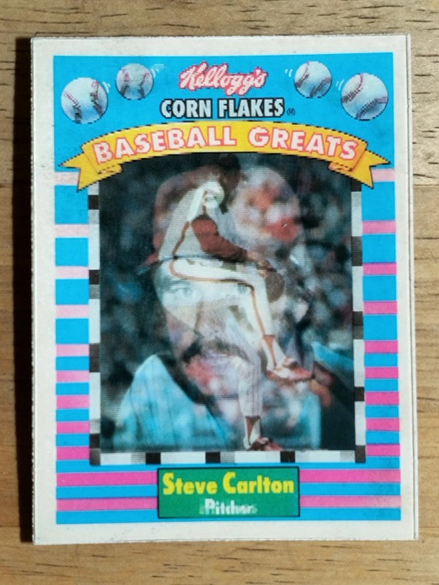 1991 Kellogg's 3D #8 Steve Carlton