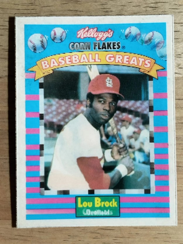 1991 Kellogg's 3D #10 Lou Brock