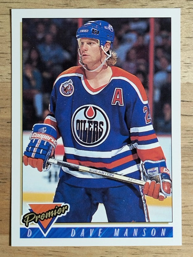 1993-94 Topps Premier #71 Dave Manson