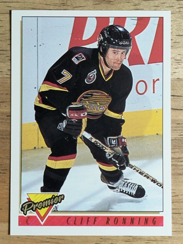 1993-94 Topps Premier #81 Cliff Ronning