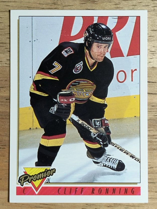 1993-94 Topps Premier #81 Cliff Ronning