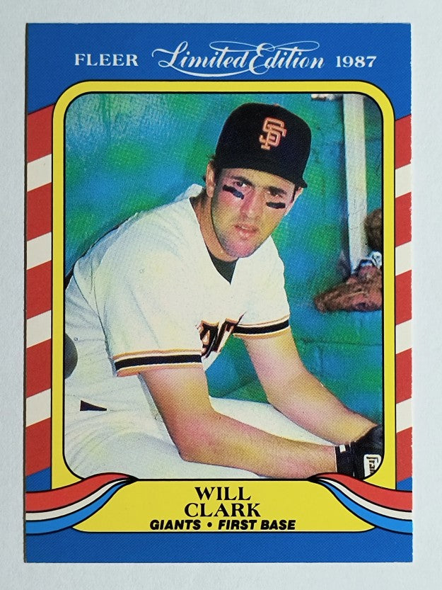 1987 Fleer Limited Edition #8 Will Clark