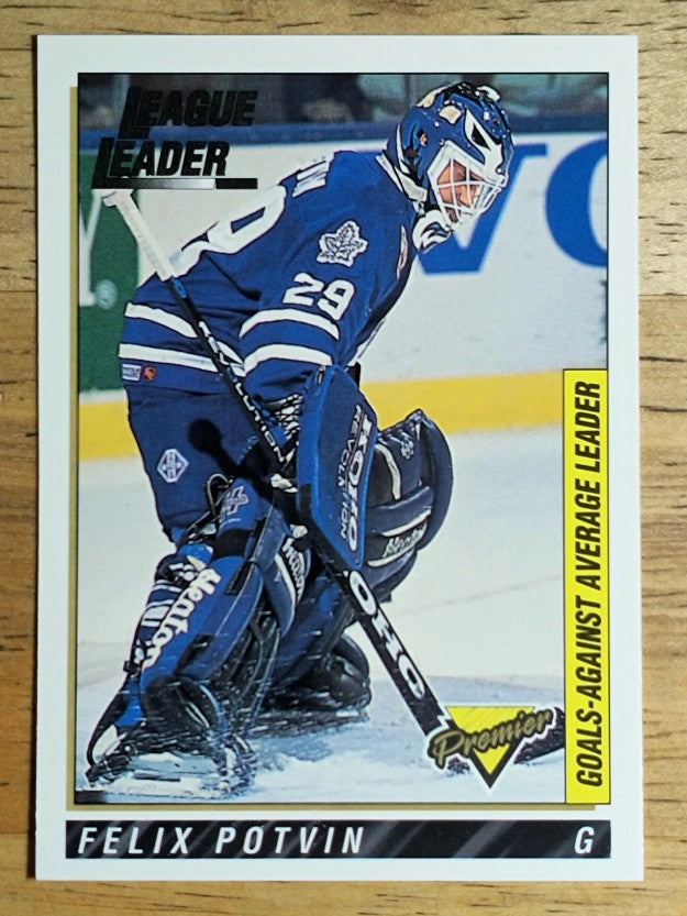 1993-94 Topps Premier #111 Felix Potvin LL