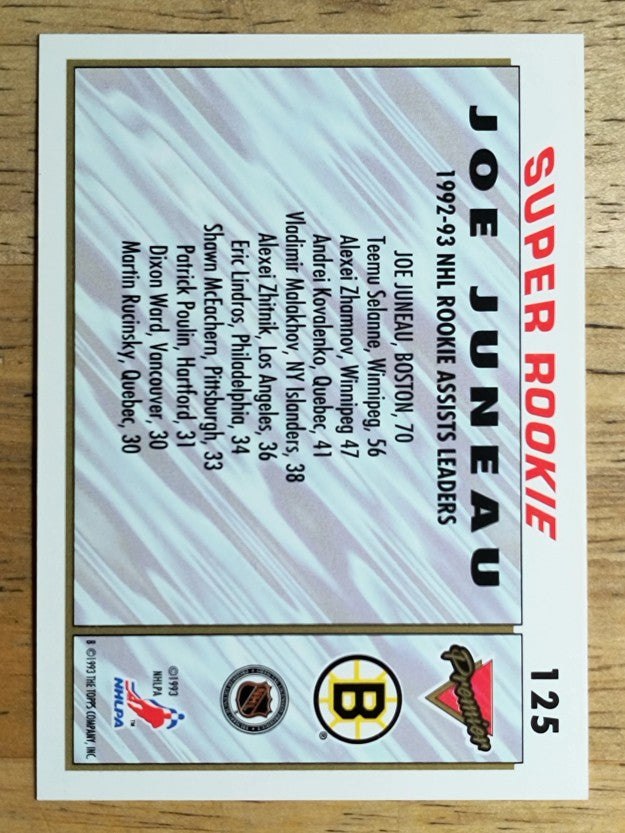 1993-94 Topps Premier #125 Joe Juneau SR