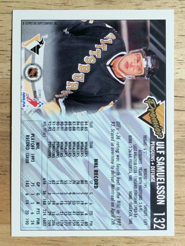 1993-94 Topps Premier #132 Ulf Samuelsson
