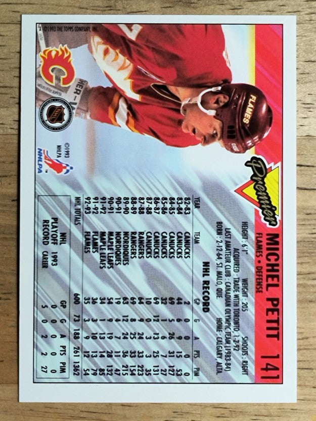 1993-94 Topps Premier #141 Michel Petit