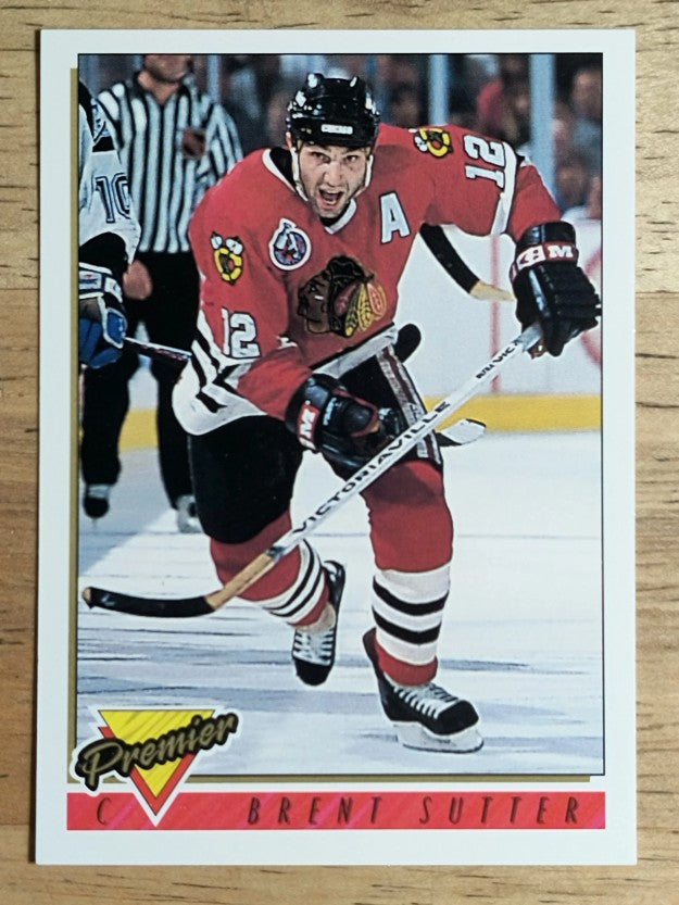 1993-94 Topps Premier #147 Brent Sutter