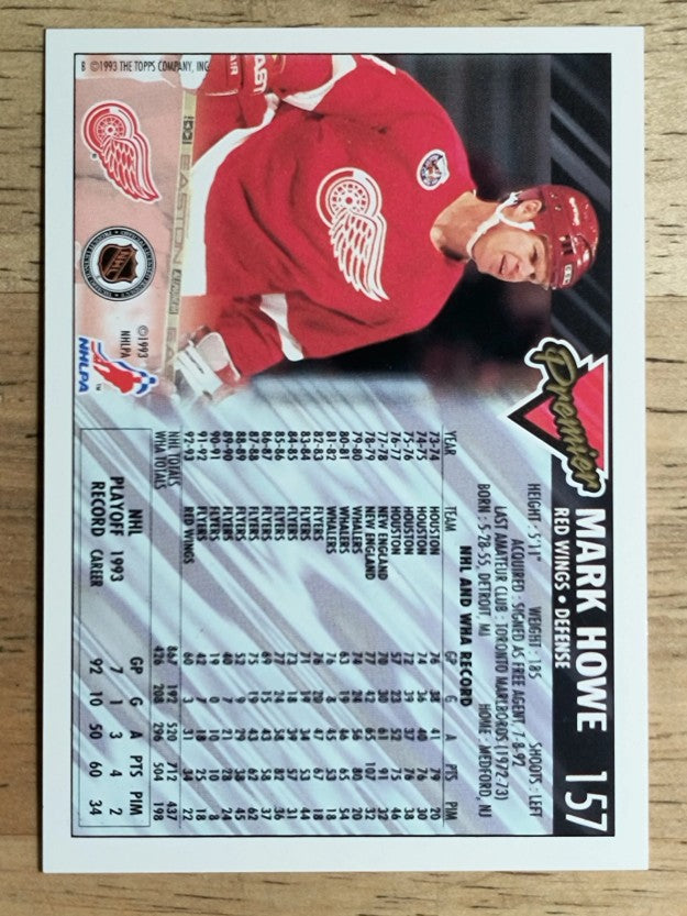 1993-94 Topps Premier #157 Mark Howe