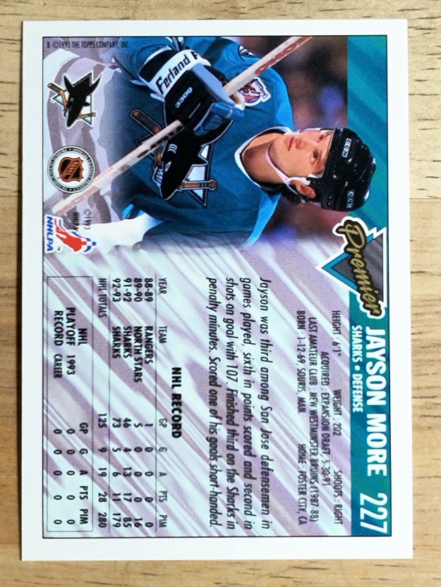 1993-94 Topps Premier #227 Jay More