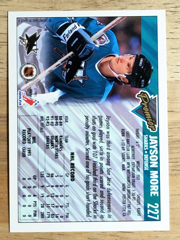 1993-94 Topps Premier #227 Jay More