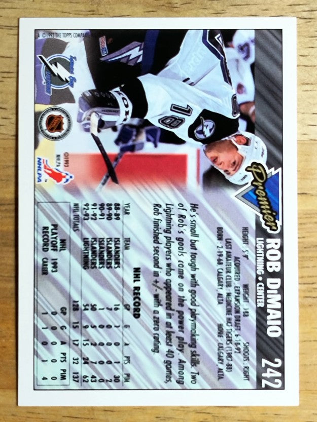 1993-94 Topps Premier #242 Rob DiMaio