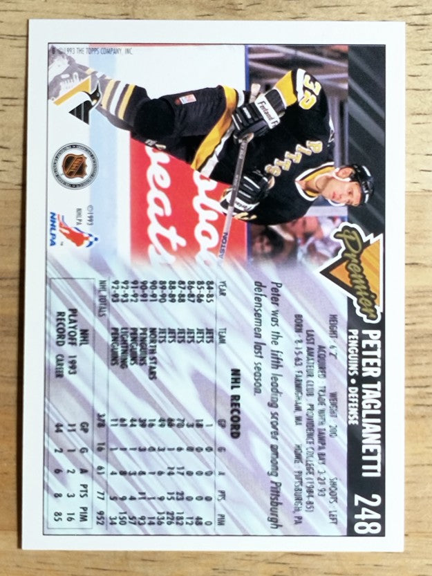 1993-94 Topps Premier #248 Peter Taglianetti