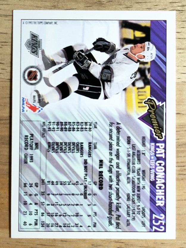 1993-94 Topps Premier #252 Pat Conacher
