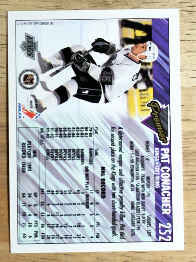 1993-94 Topps Premier #252 Pat Conacher