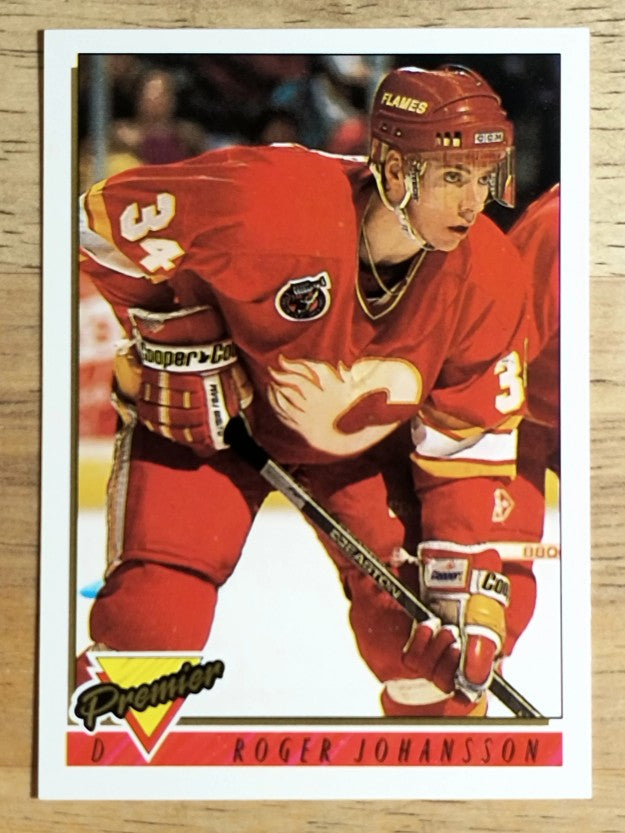 1993-94 Topps Premier #253 Roger Johansson