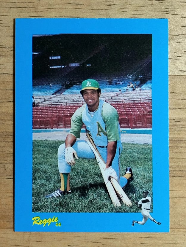 1984 Galasso Reggie Jackson Mini #8 Reggie Jackson/Another Home Run Crown