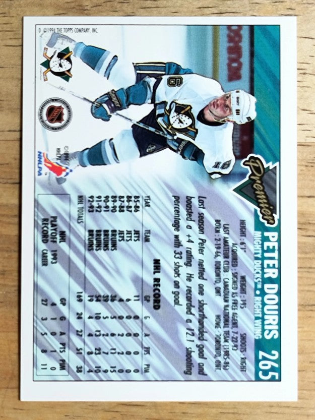 1993-94 Topps Premier #265 Peter Douris
