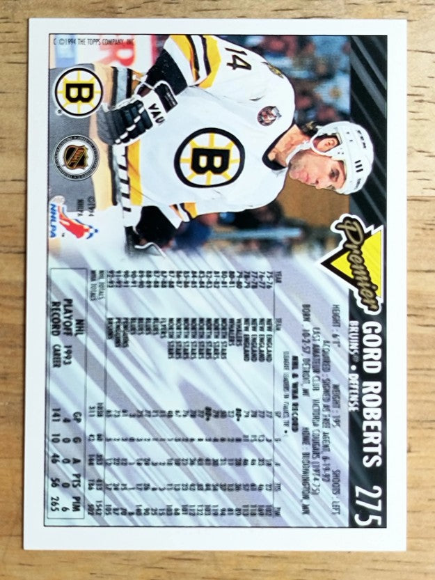 1993-94 Topps Premier #275 Gord Roberts