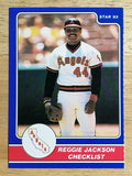 1985 Star Reggie Jackson #1 Reggie Jackson CL