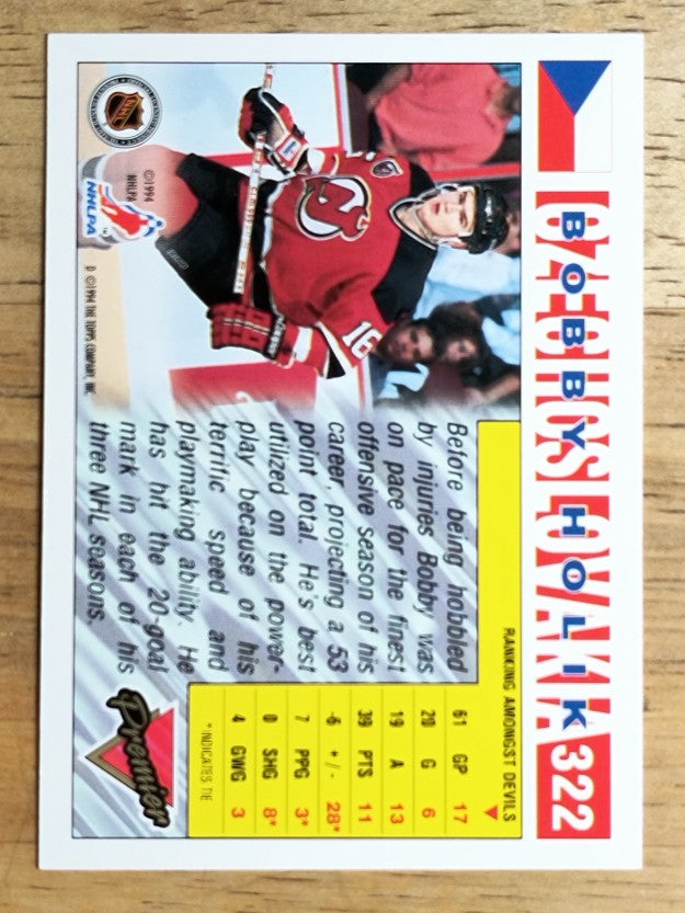 1993-94 Topps Premier #322 Bobby Holik