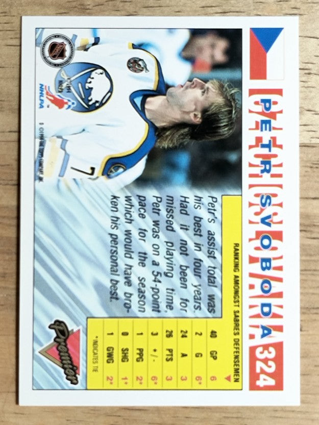 1993-94 Topps Premier #324 Petr Svoboda