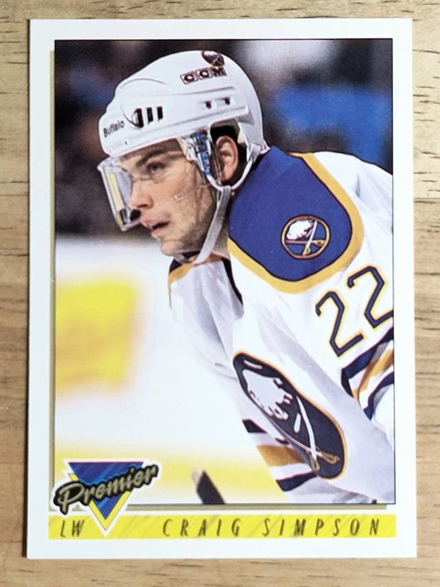 1993-94 Topps Premier #333 Craig Simpson