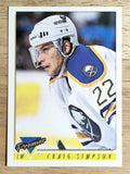 1993-94 Topps Premier #333 Craig Simpson