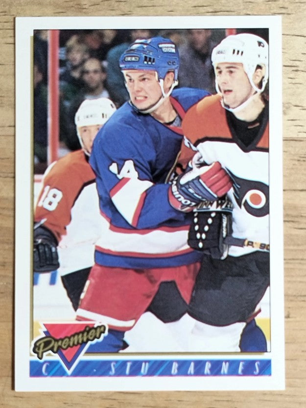 1993-94 Topps Premier #351 Stu Barnes