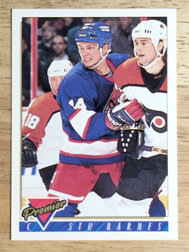 1993-94 Topps Premier #351 Stu Barnes