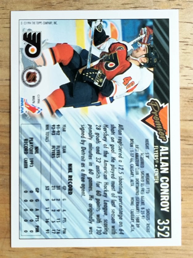1993-94 Topps Premier #352 Alan Conroy RC