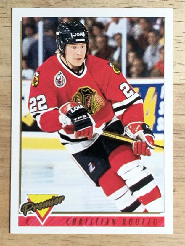1993-94 Topps Premier #355 Christian Ruuttu