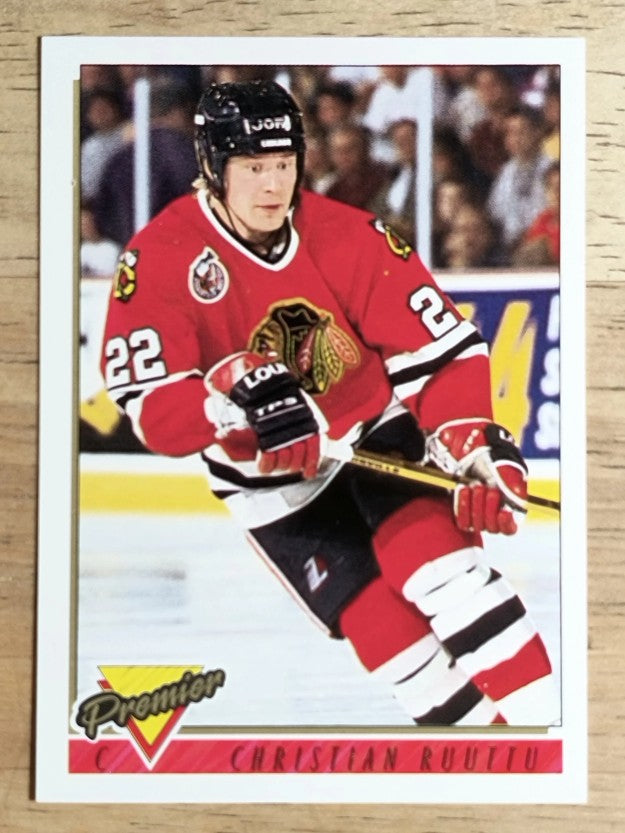 1993-94 Topps Premier #355 Christian Ruuttu