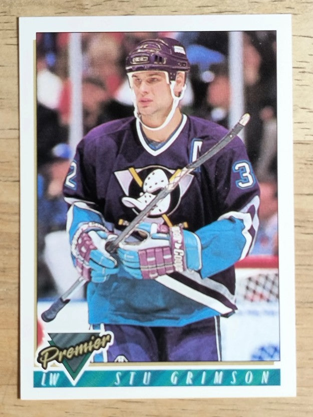 1993-94 Topps Premier #357 Stu Grimson
