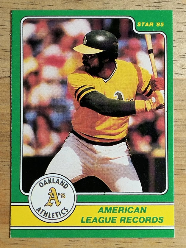 1985 Star Reggie Jackson #9 Reggie Jackson/American League Records
