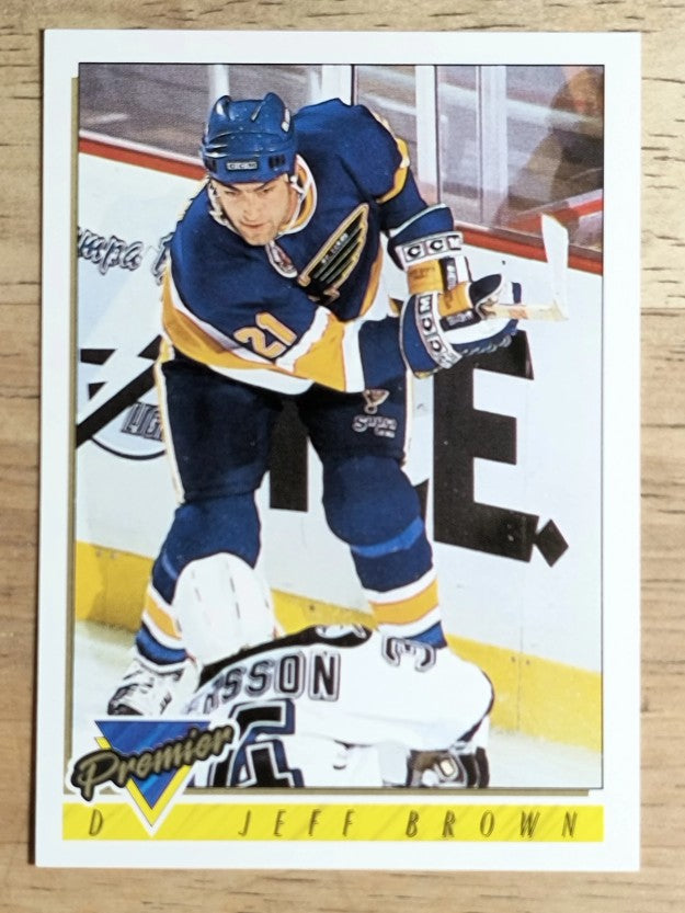 1993-94 Topps Premier #363 Jeff Brown
