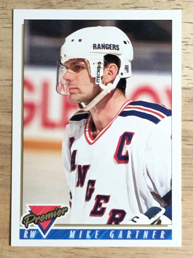 1993-94 Topps Premier #375 Mike Gartner