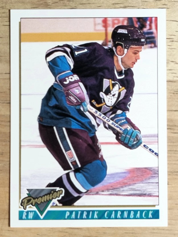 1993-94 Topps Premier #379 Patrick Carnback RC