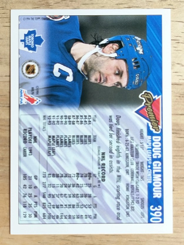 1993-94 Topps Premier #390 Doug Gilmour