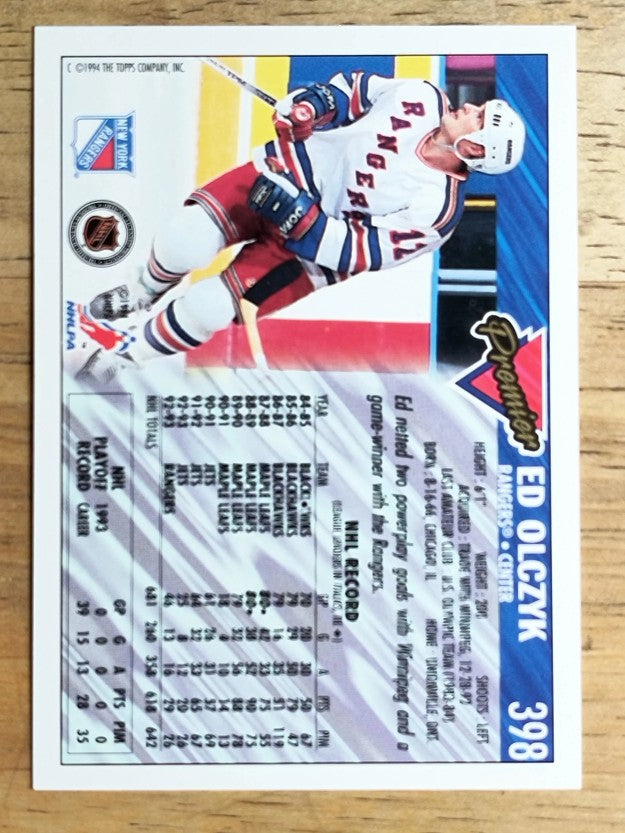 1993-94 Topps Premier #398 Ed Olczyk